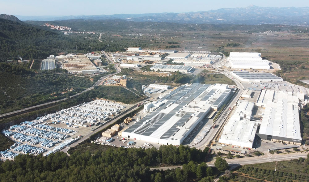 Instalación industrial de Grupo Lamosa