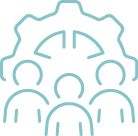 Icono de integración horizontal